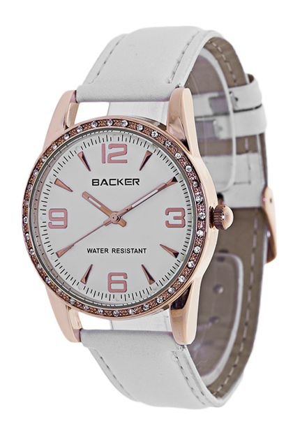 Relógio Backer 3047112F Branco - Marca Backer
