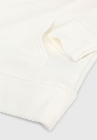 Blusa de Moletom GAP Menina Logo Branca