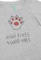 Blusa Bisi High Fives Cinza - Marca Bisi