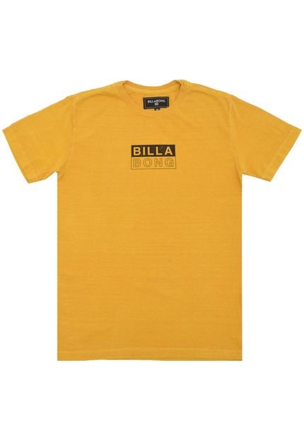 Camiseta Billabong Virtue Pj Amarela - Marca Billabong