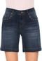 Bermuda Jeans Lunender Reta Azul - Marca Lunender