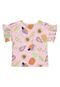 Conjunto Infantil com Blusa e Short para Menina Bee Loop Roxo - Marca Bee Loop