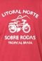 Camiseta Tropical Brasil Estampada Vinho - Marca Tropical Brasil