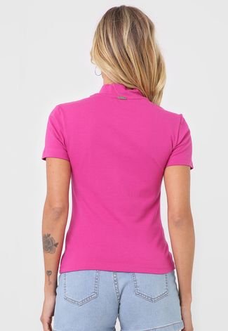 T-SHIRT FEMININA GOLA ALTA - T-SHIRT FEMININA GOLA ALTA - DZARM