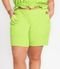 Shorts Feminino Plus Size Crepe Light Secret Glam Verde - Marca Secret Glam