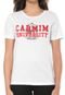 Camiseta Carmim University Branca - Marca Carmim