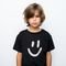 Roupa de Crianças Camiseta Preta Infantil Juvenil Oversized Moda - Marca Alikids
