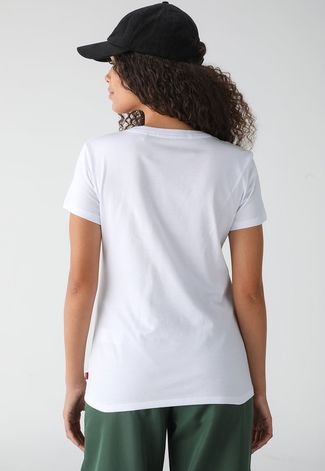 Camiseta Levis Reta Logo Branca