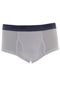 Kit 3pçs Cueca Calvin Klein Underwear Slip Logo Cinza/Branco/Azul-marinho - Marca Calvin Klein Underwear