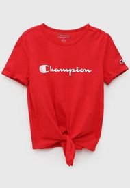 Polera Champion Infantil Rojo - Calce Regular