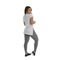 Blusa Feminina Vest legging Branca Fitness - Marca Sallada Mista