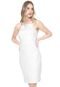 Vestido Carmim Curto Livia Off-white - Marca Carmim