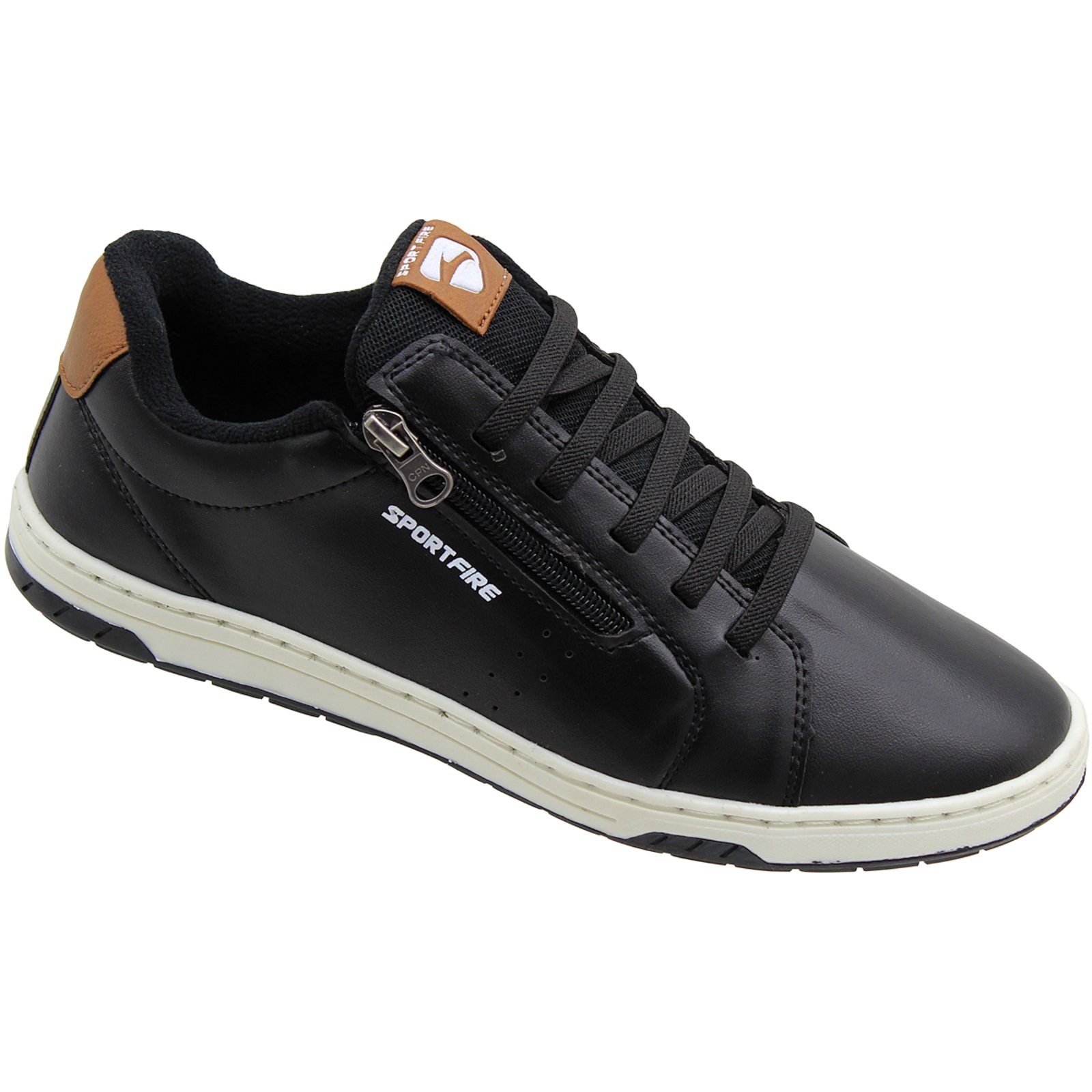 Sapatênis Casual Confort Sport Fire Com Cadarço Masculino Sport Fire Preto - Marca Sport Fire