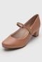 Scarpin Beira Rio Boneca Nude - Marca Beira Rio