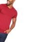 Camiseta Acostamento Manga Curta 77102002 Vermelha - Marca Acostamento