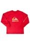 Camiseta Quiksilver Chevron Box Infantil Vermelha - Marca Quiksilver