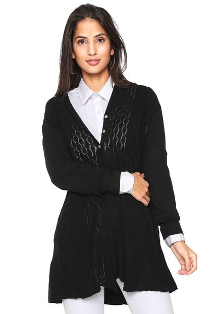 Cardigan Acrobat Tricot Xale Preto - Marca Acrobat