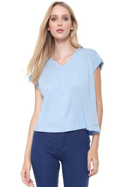 Camiseta Calvin Klein Ampla Azul - Marca Calvin Klein