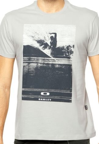 Camiseta MC Oakley Dirty Drop Light Grey