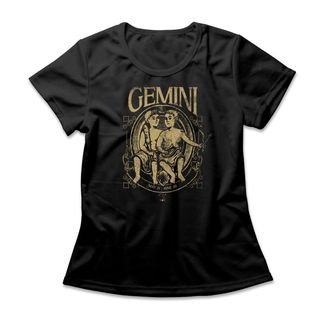 Camiseta Feminina Gemini - Preto