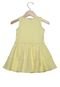 Vestido Curto Coloritta Strass Infantil Amarelo - Marca Colorittá