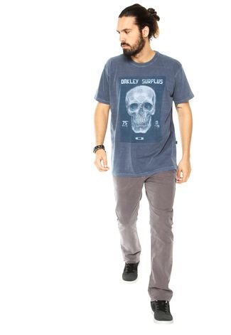 Camiseta Oakley Blue Skull - Menino Vendas Multimarcas