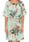 Vestido Endless Curto Floral Verde - Marca Endless