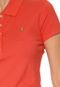 Camisa Polo Aleatory Logo Coral - Marca Aleatory