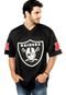 Camiseta New Era Jersey Oakland Raiders Preta - Marca New Era