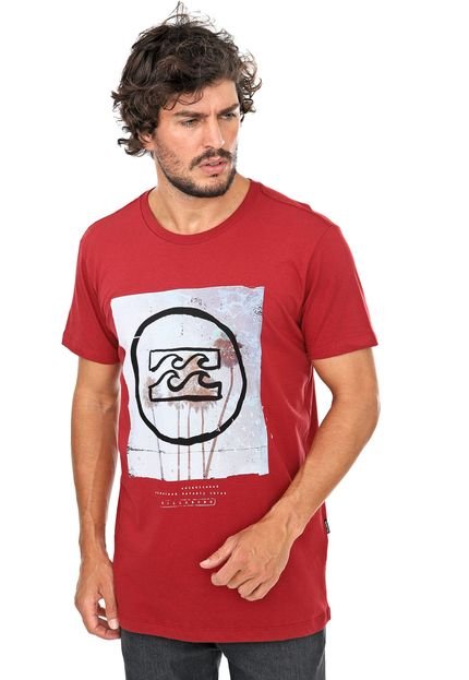 Camiseta Billabong Dazed Vinho - Marca Billabong