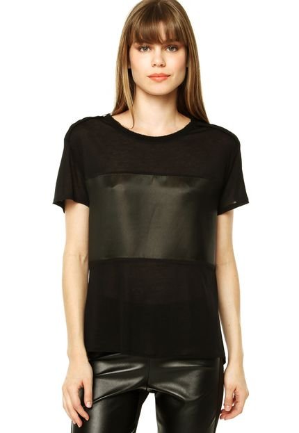 Blusa Ellus Casual Preta - Marca Ellus