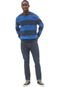 Suéter GAP Tricot Listras Azul - Marca GAP