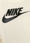 Blusa de Moletom Flanelada Fechada Nike Sportswear Essntl Crew F Off-White - Marca Nike Sportswear