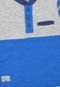 Camiseta Trick Menino Listras Azul - Marca Trick