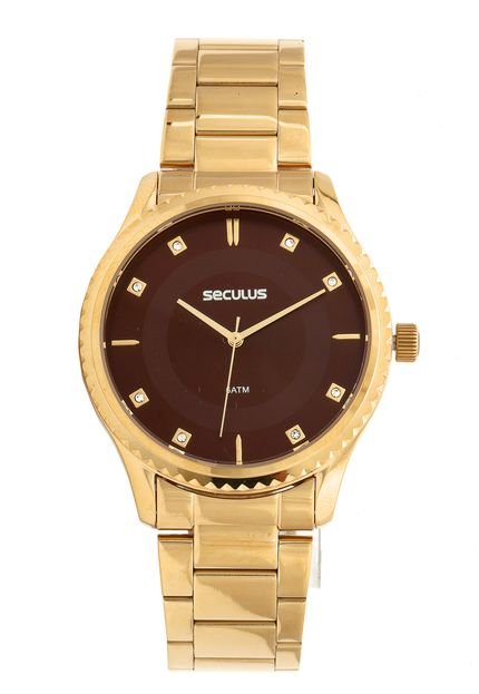 Relógio Seculus 20570LPSVDS1 Dourado - Marca Seculus
