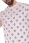 Camiseta Lacoste L!VE No Gender Estampada Lilás - Marca Lacoste