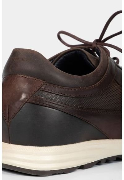 Tenis de cuero hombre store