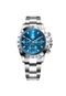 Relógio Mayon MN8607 Aeon Aço Inoxidável Blue Diâmetro 42mm - Marca USEMAYON