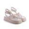 Sandália Ayla Off White Off-white - Marca Damannu Shoes