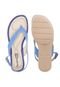 Rasteira Comfortflex Fivela Azul - Marca Comfortflex