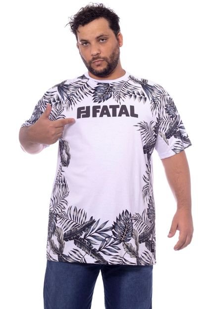 Camiseta Fatal Plus Size Especial Branca - Marca Fatal