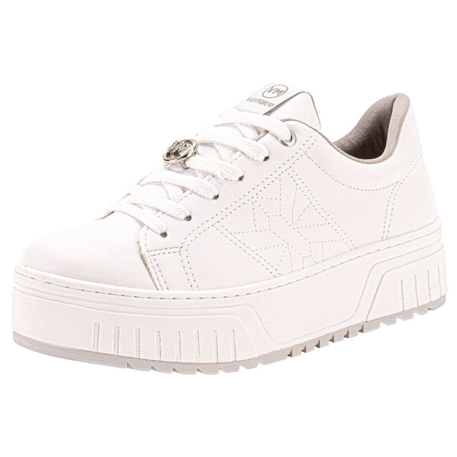 Tênis Feminino Casual Via Marte 084003 A5838403 Branco - Marca Via Marte