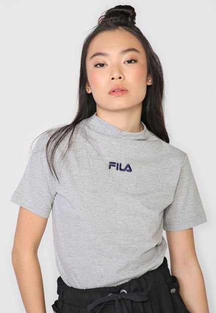 Camiseta Fila High Neck Cinza - Marca Fila