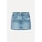 Saia Jeans High Gliter Reversa Azul - Marca Reversa