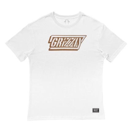 Camiseta Grizzly Speed Freak Masculina Branco - Marca Grizzly