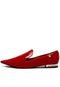 Slipper Vizzano Bico Fino Vermelho - Marca Vizzano