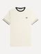 Camiseta Fred Perry Masculina Regular Piquet Bold Tipped Off-White - Marca Fred Perry