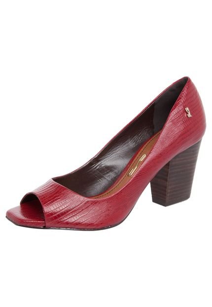 Peep Toe Santa Lolla Cereja Vermelho - Marca Santa Lolla