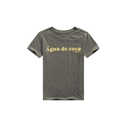 Camiseta Estampada Agua De Coco Reserva Mini Verde - Marca Reserva Mini