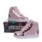 Tênis Botinha Calçado Cano Medio Luzes de Led Meninas Glitter Espelhado Rosa - Marca Pemania